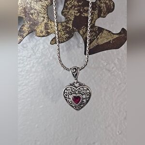 Brighton Go Red for Women Love Your Heart Necklace